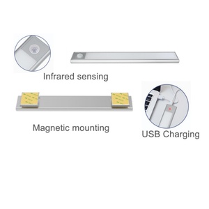 Portable Rechargeable <b>Battery</b> LED Motion <b>Sensor</b> Under Cabinet <b>Light</b> - Product Image 4
