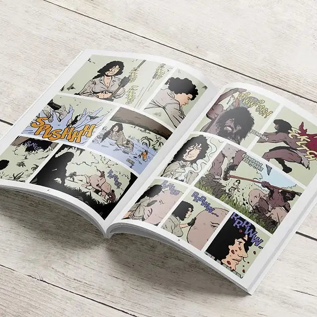 High Quality Custom Full-Color Mini Comic Book Catalog Printing Service Popular Low-Cost Paper Paperboard Printing