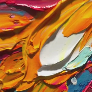 Peinture à l'huile impasto moderne effet éclat floral, art mural texturé floral 3D, décoration murale abstraite faite à la main sur toile, paysage décoratif pour la maison - Product Image 6