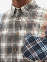 Chemise en flanelle pour homme, style streetwear, tissu multi-écossais personnalisé OEM