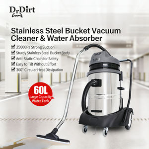 Aspirateur sec et humide 60L de qualité commerciale nettoyage en profondeur puissant pour l'usine et le restaurant d'entrepôt de bureau d'hôtel - Product Image 2