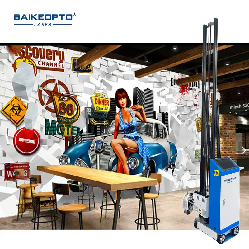 3D Concrete House Printing/ Decal Wall Printer/ Glass Wall Painting Machine