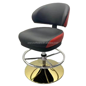 Tabourets <span class=keywords><strong>de</strong></span> <span class=keywords><strong>bar</strong></span> pivotants à 360 degrés, réglables en hauteur, en cuir PU <span class=keywords><strong>de</strong></span> style moderne, haute qualité, logo personnalisable, chaises <span class=keywords><strong>de</strong></span> casino <span class=keywords><strong>roulette</strong></span>. - Product Image 2