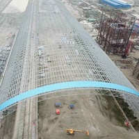 Estructura de Acero para Fábrica SkyForge UltraSteel, Estructura Modular para Hangar. Estructura de Acero Ligera para Espacios Abiertos.