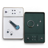 Base en métal bijoux plateau d'affichage cabinet afficher des accessoires collier boucle d'oreille diamant ensemble affichage outil pièce vitrine