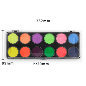 Muestras gratis Agua bsed artista <span class=keywords><strong>maquillaje</strong></span> niños <span class=keywords><strong>pintura</strong></span> facial proveedores no tóxico Halloween Festival <span class=keywords><strong>pintura</strong></span> facial paleta - Product Image 6