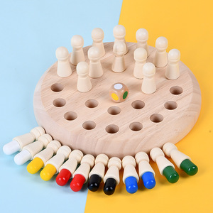 Gioco Educativo in Legno con Fiammiferi per Bambini da 5 a 7 <span class=keywords><strong>Anni</strong></span> - Stile Scacchi Colorato Unisex - Product Image 2