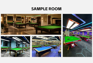 Mesa de Snooker Profesional de 12 pies con Pizarra de Bluestone Importada de 5.0cm, Estructura de Roble y Acero, Nivelación de 40 Puntos y Fieltro Master - Product Image 6