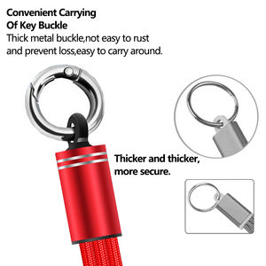 Bán buôn tùy chỉnh xách tay Phong cách 13cm 3 trong 1 <span class=keywords><strong>USB</strong></span> sạc cáp cho iPhone <span class=keywords><strong>Micro</strong></span> <span class=keywords><strong>USB</strong></span> Loại C Cáp - Product Image 3