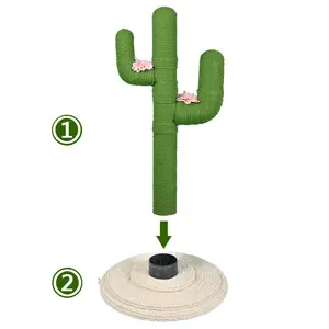 Su misura di alta qualità gatto arrampicata albero sicuro e stabile Pet giocattolo semplice gatto albero con la palla - Product Image 4