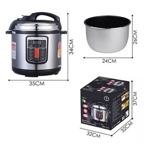 高速配信5L 6L 8L <span class=keywords><strong>10L</strong></span> 12Lスマート圧力鍋ステンレス鋼デジタル炊飯器電気14プリセット