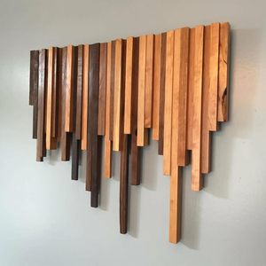 Square Solid Wood Crafts Vietnam Durable Easy-to-Cut-and-Paint DIY Components <b>Wooden</b> Boxes <b>Wall</b> <b>Signs</b> Home Business Gift - Product Image 4