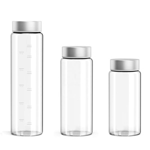 Bán Buôn Biểu Tượng Tùy Chỉnh 600Ml 750Ml 1000Ml Rộng Miệng Thủy Tinh Borosilicate Nước Uống Chai Cho Nước Trái Cây - Product Image 1
