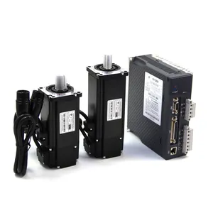 MODBUS Ether CAT CAN open, 60mm 400w 220V 3000rpm 3-Phase AC Servo Motor And Servo Drive