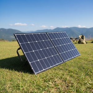 Station d'alimentation portable SunPower 100W de qualité supérieure, panneaux solaires pliables pour le camping, personnalisables 100W 160W 12V 18V - Product Image 1