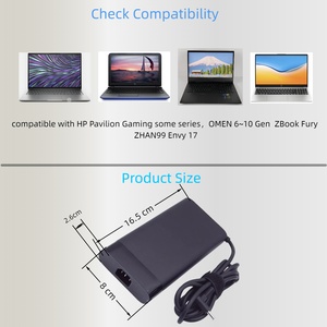 Pavilion chơi game Điềm báo 6-10 Gen ZBook Fury máy tính xách tay Power <span class=keywords><strong>Adapter</strong></span> 230W DC OTP bảo vệ PC vật liệu chống cháy ngắn mạch 100% - Product Image 3