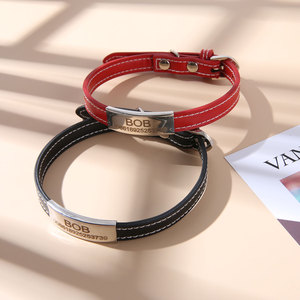 Colliers anti-perte pour animaux de compagnie Amason avec gravure au laser pour chiens et chats, étiquettes d'identification, style simple, toutes saisons - Product Image 3