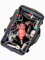 Sac à outils d'électricien multifonctionnel portable et étanche en toile épaisse résistante à l'usure avec fermeture éclair – Vente en gros