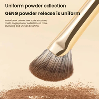 Kit de maquillage complet en gros, 34 pièces, ensemble de pinceaux de maquillage professionnels, manche en bois, outil de beauté avec sac cosmétique, logo personnalisé OEM