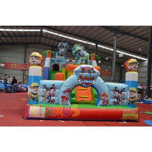 Fabbrica a basso prezzo di salto castello zampa gonfiabile buttafuori pattuglie commerciali gonfiabile casa di rimbalzo per i bambini - Product Image 3