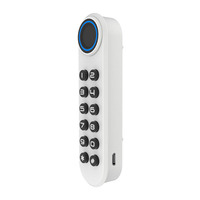 Cerradura Inteligente para Armario con Acceso por Código, Cerradura Biométrica sin Llave con Huella Dactilar, Cerraduras Digitales para Armarios de Hotel