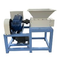 Máquina trituradora de neumáticos de doble eje de goma plástica SHINHO, trituradora de reciclaje de neumáticos de coche, rodamiento PLC, astilladora de papel de Metal, coche de madera