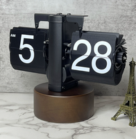 Horloge à affichage rotatif en gros pour la photographie et la vidéo, accessoire de décoration de bureau