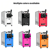 Machine à glace compacte en acier inoxydable pour restaurants, 57 cm de hauteur, réservoir de 6 L, pré-refroidissement, nettoyage automatique, 600 W