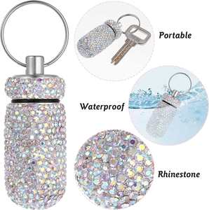 กล่องใส่ยาพกพาแบบกันน้ำ พร้อมพวงกุญแจ สกรีนโลโก้ได้ - Product Image 3