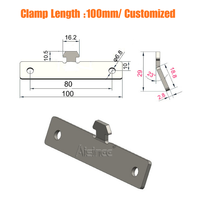Support de toit et pince en acier inoxydable ART SIGN avec coussinet d'étanchéité EPDM pour système de montage solaire photovoltaïque sur toit métallique trapézoïdal