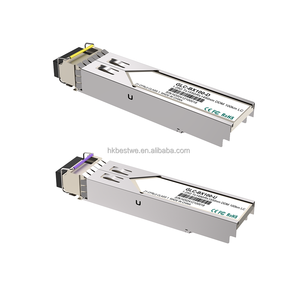 ประสิทธิภาพสูงถึง100กม. 1.25ก. ตัวรับส่งสัญญาณไฟเบอร์โหมดเดียว SMF SX LC Optical SFP โมดูลเครื่องส่งและตัวรับไฟเบอร์ - Product Image 3