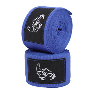 Boxing Hand <b>Wraps</b> Elastic Cotton 2 5 Meter Sweat Absorbing For Training Combat Sports Unisex Protective Gear - Product Image 1