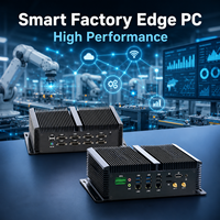 Nueva Computadora Industrial Resistente sin Ventilador, Intel Core Ultra 7 150U DDR5 con 8 COM, 3 LAN, Pantalla Triple para Máquinas Expendedoras
