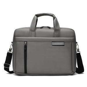 New Custom Durable Waterproof Slim Grey Nylon Shoulder Shockproof Unisex Crossbody Work Portable <b>Laptop</b> Backpack Bag - Product Image 4