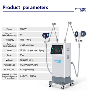 Equipo de Terapia Magnética Vertical Portátil con Pantalla Capacitiva de 12.1 Pulgadas, Inducción Magnética de 6T, 1500W de Potencia y Profundidad de Estimulación - Product Image 3