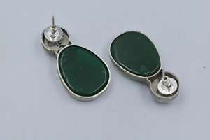 สินค้าใหม่ปี 2024 ต่างหูเงินแฮนด์เมดรุ่นล่าสุดดูเหมือนต่างหูสตั๊ดสําหรับเด็กหญิงและสตรี - Product Image 5