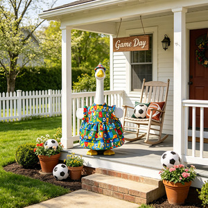 Disfraz de <span class=keywords><strong>Ganso</strong></span> con Gorro para Decoración de Jardín o Porche, con Estampado de Fútbol, para la Copa Mundial de Fútbol MSYO - Product Image 4