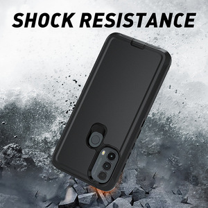 Rugged <span class=keywords><strong>Robot</strong></span> trường hợp đối với <span class=keywords><strong>moto</strong></span> E40/E30/e20-3-quốc phòng trở lại clip, chống sốc Bìa - Product Image 4