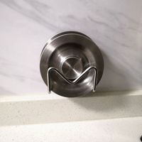 Rangement De cuisine Réglable Cuisine Salle De Bain Douche Éponge En Acier Inoxydable Support Vidange Robinet Rack De Stockage