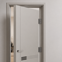 Porte de chambre moulée avec surface sans peinture et bordure en PUR pour la rénovation en gros des chambres d'hôtel