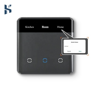 2025 <strong>New</strong> Zigbee Smart Wall Switch LED Screen Tuya Touch Sensor Switch EU 86x86mm Alexa <strong>Google</strong> <strong>Assistant</strong> Support - Product Image 1