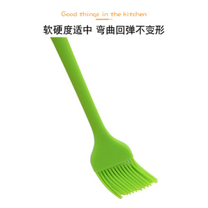 เชฟซีซั่นโชว์แปรงซิลิโคนสำหรับบาร์บีคิว สีส้ม ทนความร้อนสูง อุปกรณ์ทำขนมในครัว - Product Image 4