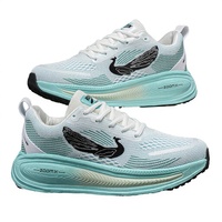 Calzado Deportivo para Parejas, con Cordones, Cómodo, Transpirable, Antideslizante, Suela de EVA Resistente, Estampados Animales, Combinación de Colores para Hombre, Combinable con Todo
