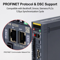 Kit de Motor y Accionamiento Servo AC PROFINET de 1kW, 3000 RPM, 2kHz, 125μs, 17 bits, Modo DSC para Brazo Robótico CNC, Fabricante de Máquinas de Empaquetado
