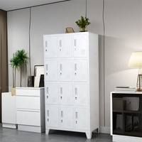 Casier métallique à 6, 9, 12 ou 20 portes pour employés, casier de rangement personnel, casier pour colis, bagages, téléphone