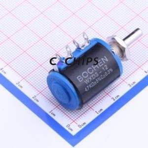 Resistencia Ajustable/Potenciómetro WXD3-12 de 4.7K (Resistencia: 4.7kOhm) (Precisión: 5%) - Product Image 1