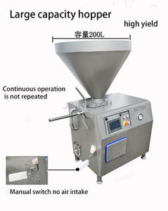 <b>Sausage</b> making machine production line automatic industrial <b>sausage</b> making machine vacuum <b>sausage</b> <b>maker</b> - Product Image 4