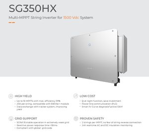 Inversor híbrido apagado en red Soporte paralelo 350kw <span class=keywords><strong>Sungrow</strong></span> Hopewind Solis Growatt Goodwe <span class=keywords><strong>SG350HX</strong></span> - Product Image 4