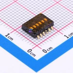 1571983-8 DIP Switch Switch Single Pole Single Throw 6 2.54mm 25mA - Product Image 1