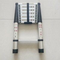Échelle télescopique multifonctionnelle en aluminium pliable et compacte de 3,2 m, 3,8 m, 4,1 m, 5 m, 6 m pour le toit de voiture, facile à ranger